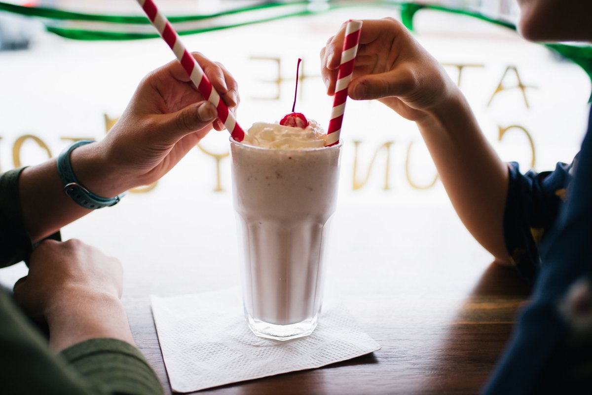You haven't heard from us for a while......but we want to hear from YOU!  Tell us what your favorite Soda Fountain treat is and who's your favorite person to get that treat with!