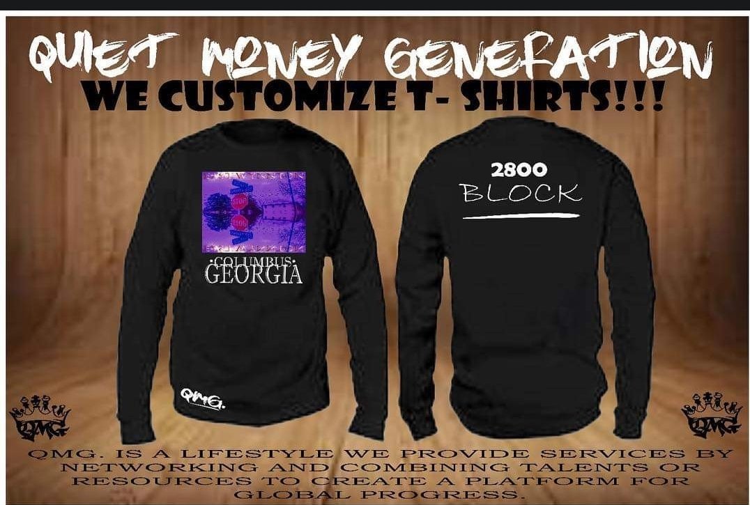QMG_Nation's tweet photo. #TBThursday Customizing the City 🔛🔝🔜 Making a Statement this Year #2019 🗞 #qmg  #custommade
#tshirtdesign #businessmarketing #quietmoneyapparel #instablackandwhite https://t.co/pPkot4EBxQ