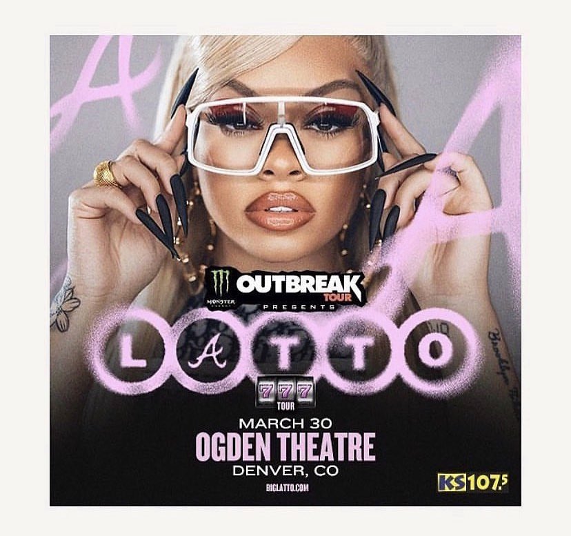 🚀Latto, Latto &amp; more <a href="/Latto/">BIG MAMA</a> tix today!🚀

Caller 17, our girl <a href="/Toshamakia/">TOSHAMAKIA🎙️</a> is putting you +1 in a seat at the <a href="/OgdenTheatre/">Ogden Theatre</a>, March 30! 💕 

#DenverColorado #KS1075 
#OgdenTheatre #Latto