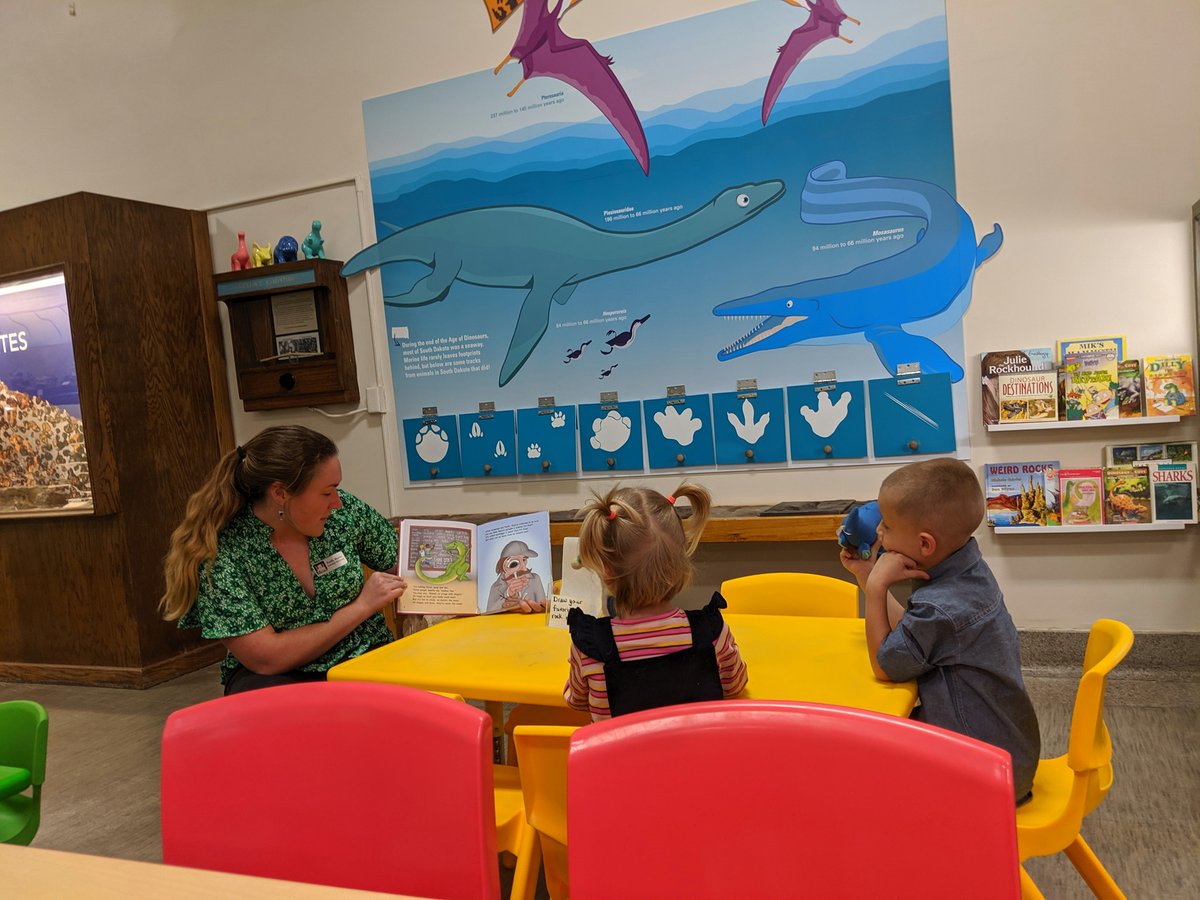 All spring join us for Fossil Friday story hour from 2:30 - 3:30 at the Museum of Geology! This activity includes stories and a craft and is fun and free for all