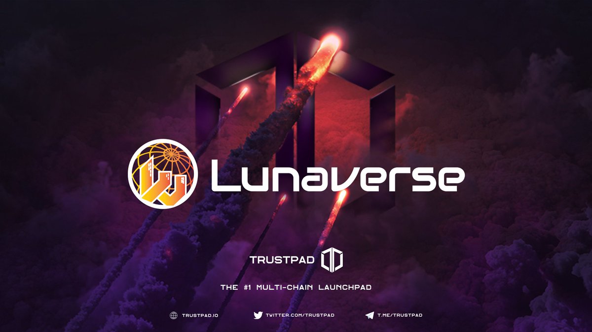🔥 @Lunaverse_io is Launching on #TrustPad 🚀 🚀 🌎 Lunaverse is a 3D virtual world #metaverse built on the #Terra blockchain 🔥 ⏰ #IGO starts: Feb 3rd, 11:00 UTC 🚀 💰 Total Allocation: $200K 👉 trustpad.io/pool/lunaverse You don't want to miss this one! 👀 $LUV #P2E #NFTs