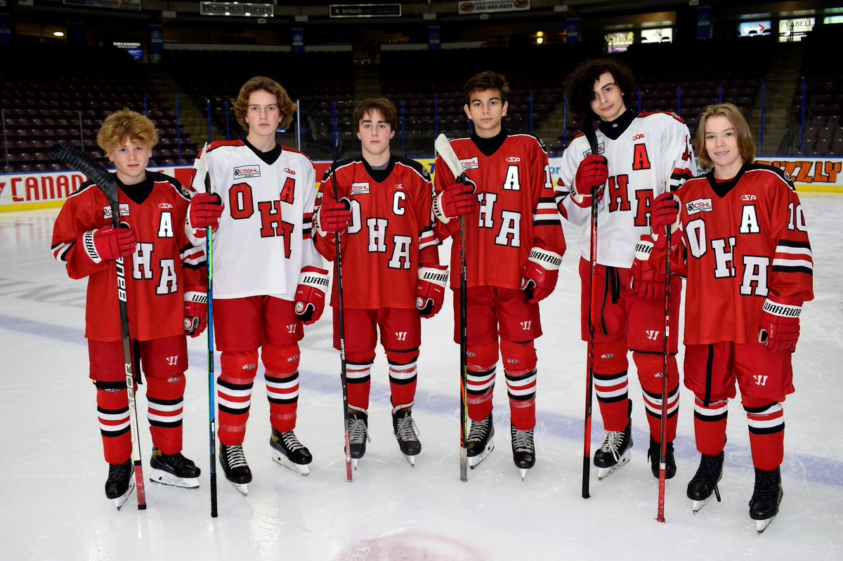 OkanaganHockey's tweet photo. Our Captains are:
Captain: Dylan Cawley 
AC: Zennon Turnovitski
AC: Will Scott
AC: Kyson Lindsay
AC: Giorgos Pantelas
AC: Nate MacPhee https://t.co/XCG0JHFm7c