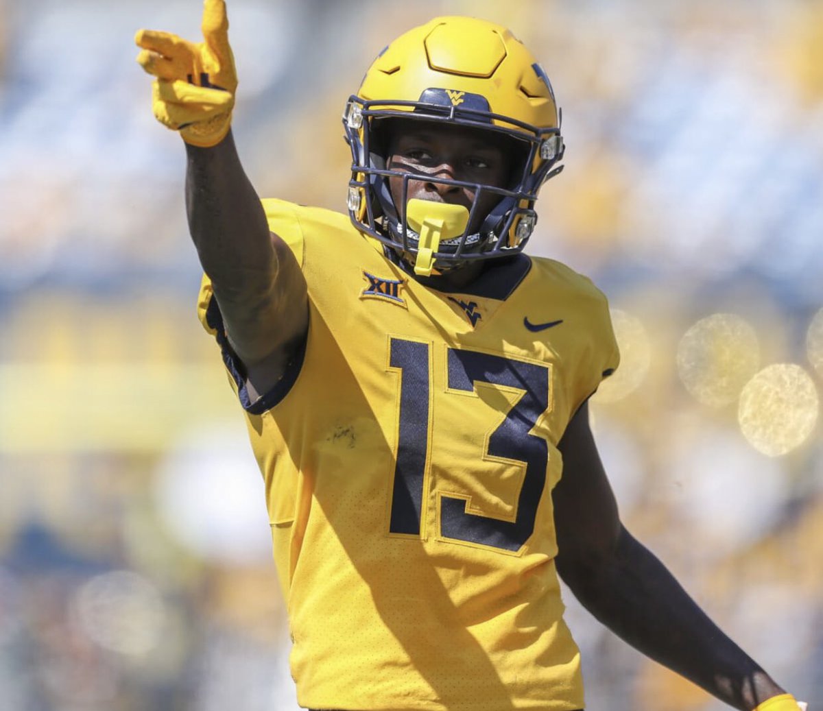 So very thankful and BLESSED to receive my first offer from West Virginia University! 
<a href="/DarrenSunkett/">Coach Sunk</a> <a href="/hamitchom/">Coach Mitchom</a> <a href="/Football_Flyers/">Esl FlyersFootball</a>