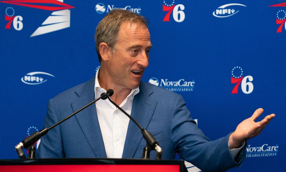 boardroom's tweet photo. .@sixers managing partner Josh Harris gave a “six-figure donation” to the @REFORM Alliance.

Founded in 2019 by Jay-Z, @michaelrubin &amp; @MeekMill, the nonprofit has helped to pass new legislation regarding probation in California, Michigan, Pennsylvania, &amp; Mississippi. https://t.co/9w5n4YmTUH