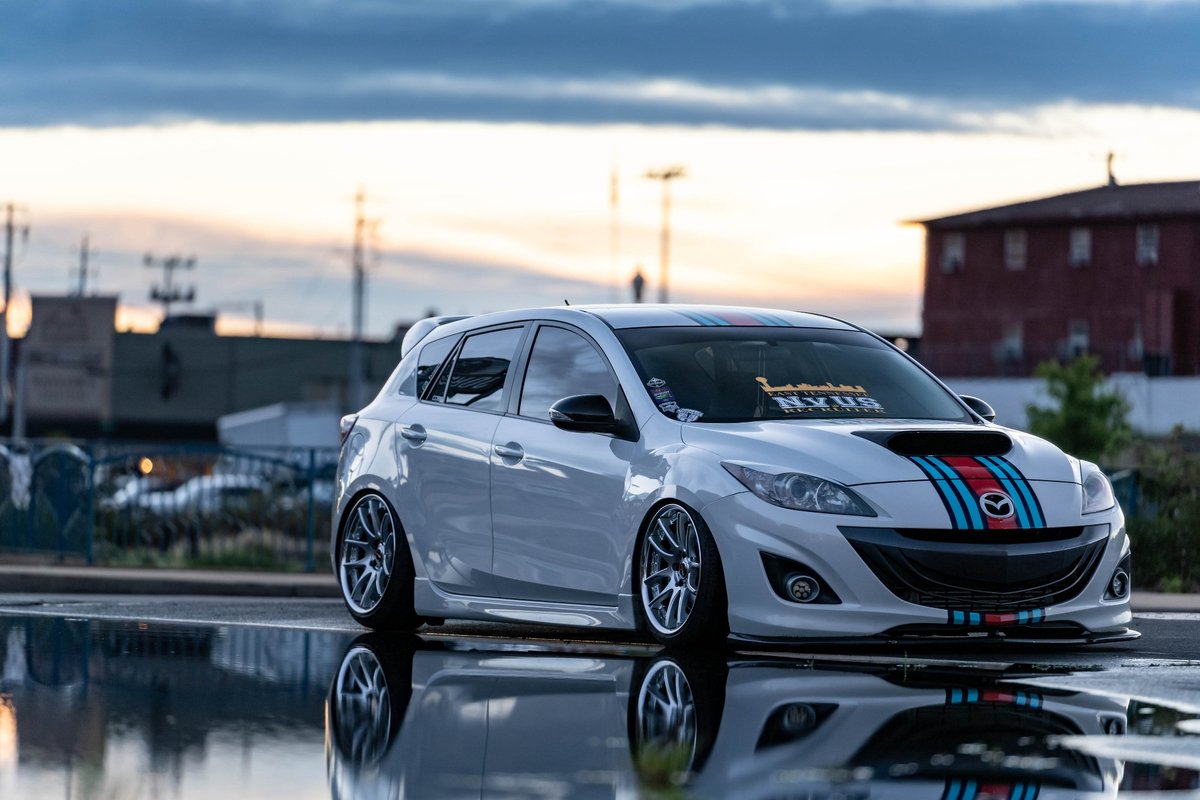 Pierce's car is one of our favorites in our gallery! Check out his specs here: fitmentindustries.com/wheel-offset-g…