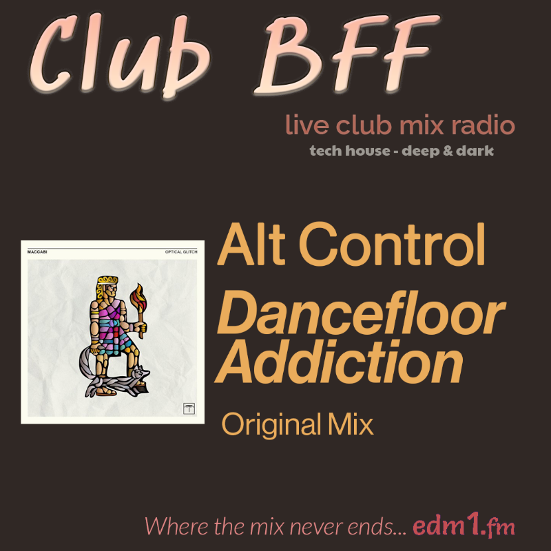 bff_edm1's tweet photo. Can't get enough of this entire release

Alt Control - Dancefloor Addiction
[Original Mix]

Maccabi House 

#TechHouse
#WhereTheMixNeverEnds

Deep &amp; dark tech house - in an never-ending DJ club mix. 

It's live now...and free to listen. 👇👇