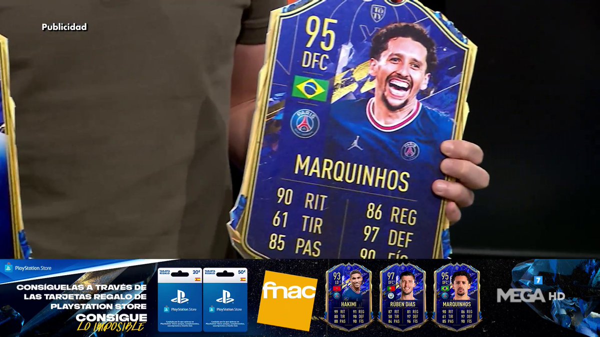 elchiringuitotv's tweet photo. 🚨 SORTEAZO CARTAS TOTY 🚨 

¿Quieres el TOTY en carta física de HAKIMI, RUBEN DÍAS o MARQUINHOS de FIFA Ultimate Team ?

▶️Haz RT y comenta con #ChiringuitoPSPlus qué carta quieres 
▶️Sigue a @PSPlusES y a @elchiringuitotv

Hasta el 31/01 a las 13h

BL: https://t.co/kkJl9jvEJZ https://t.co/wQjc3aZJmo
