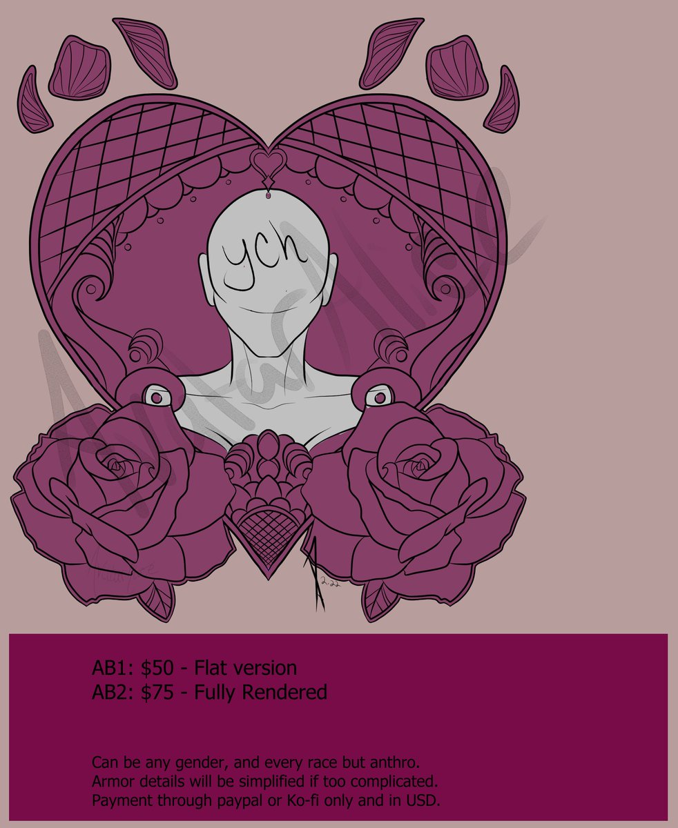 V0idStatic's tweet photo. Getting around to a few designs and came up with an YCH for valentines that I enjoyed drawing up. Prices are final. DM with inquiries or if interested, this will have only 1 slot so first come first serve. https://t.co/zE04Vob5HW