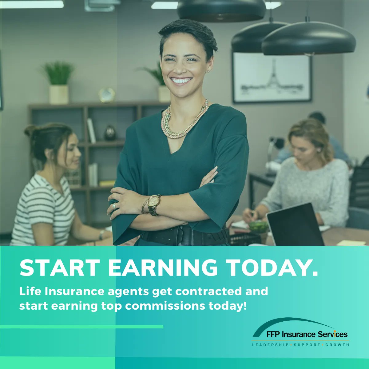 ServicesFFP's tweet image. Our talented staff works closely with the 30+ carriers we represent, pushing cases through new business to commission release. Contact us to learn how you can start earning today.

#FFPIS #casedesign #lifeinsuranceagent #lifeagents #insurancebrokerage #financial #success