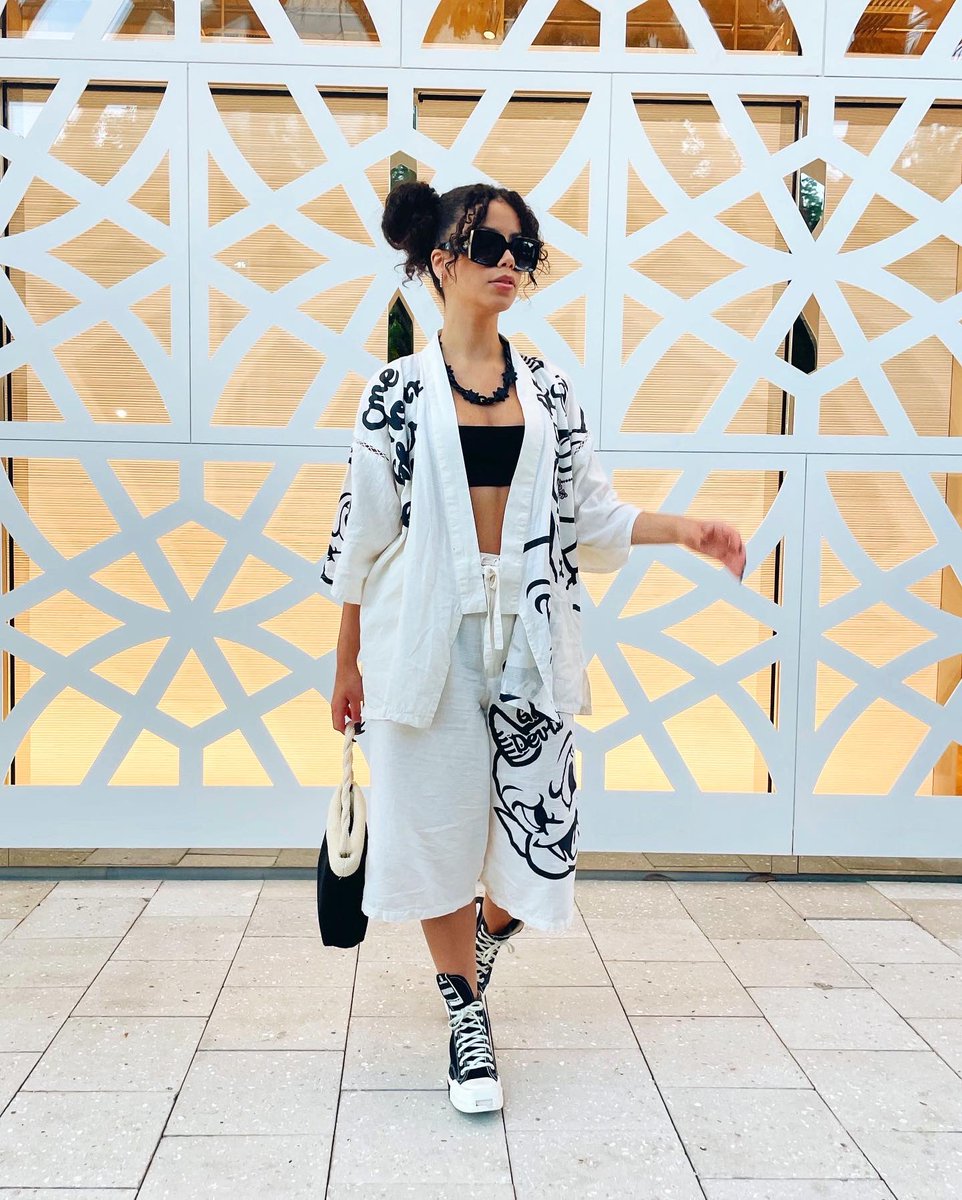 NezzyWest's tweet image. Been into kimonos lately, big Nezuko energy.