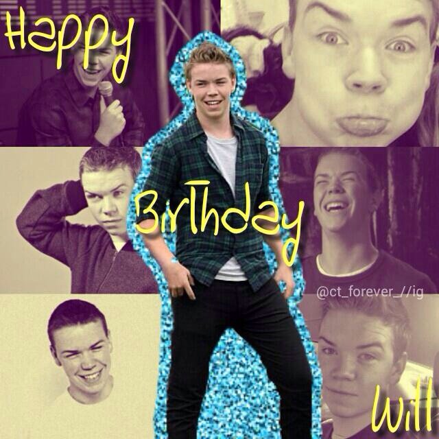  happy birthday will poulter have an awesome day from your fan jemma. Xxx. 