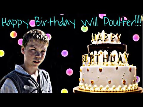  happy birthday will poulter have a good one from your fan jemma. Xxx. 