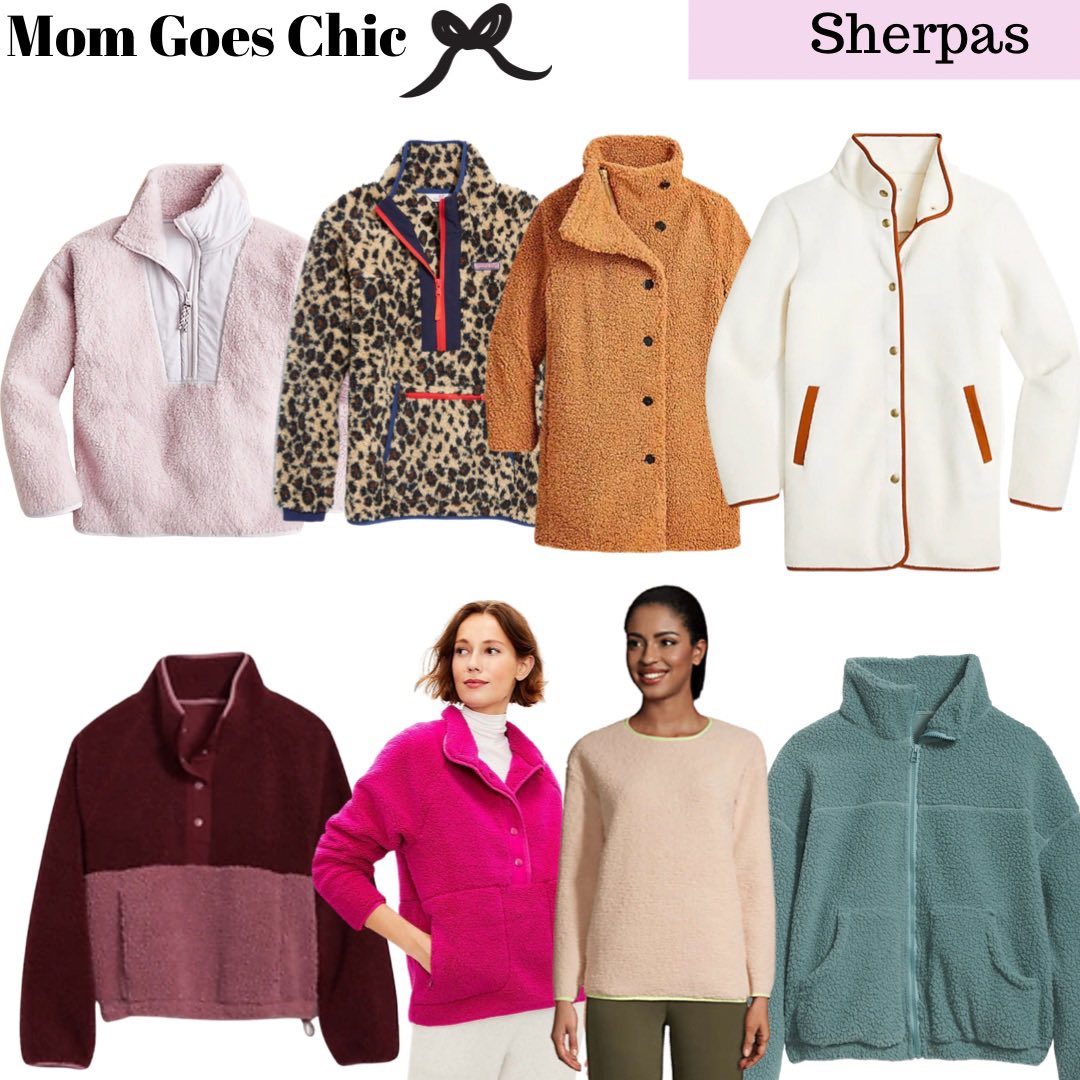 MomGoesChic's tweet photo. Tis the season for a nice cozy Sherpa. I found several cute ones. https://t.co/n2891nxm3E. #sherpa #WINTER #winterstyle #jacket #Jackets https://t.co/wQRNUMySo7