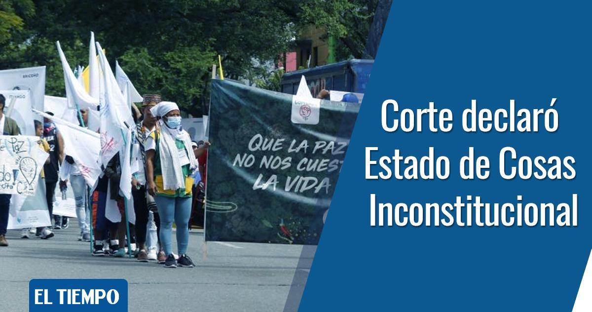 ELTIEMPO's tweet photo. 🚨 Atención 🚨 Declaran estado de cosas inconstitucional por crisis de seguridad.
 
¿Qué implica esto? Aquí le contamos ► https://t.co/5fT0ReFtwv https://t.co/RVrdx2NpAh