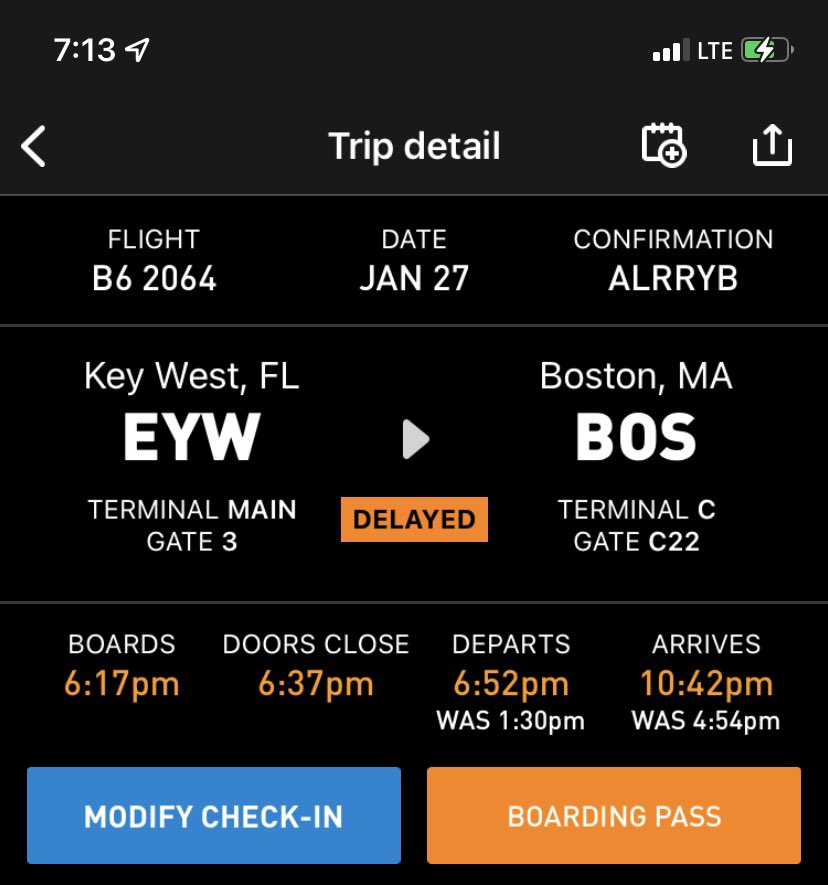 KristaEasterly's tweet photo. @JetBlue I am horrified by your service. I have been at this airport for 7 hours and have not received one update in 4 hours about our delay. No one is at the counter. Our flight isn’t on the departure screen. And your app hasn’t updated our departure time that was 1 hour ago. https://t.co/vZKiePZqqb