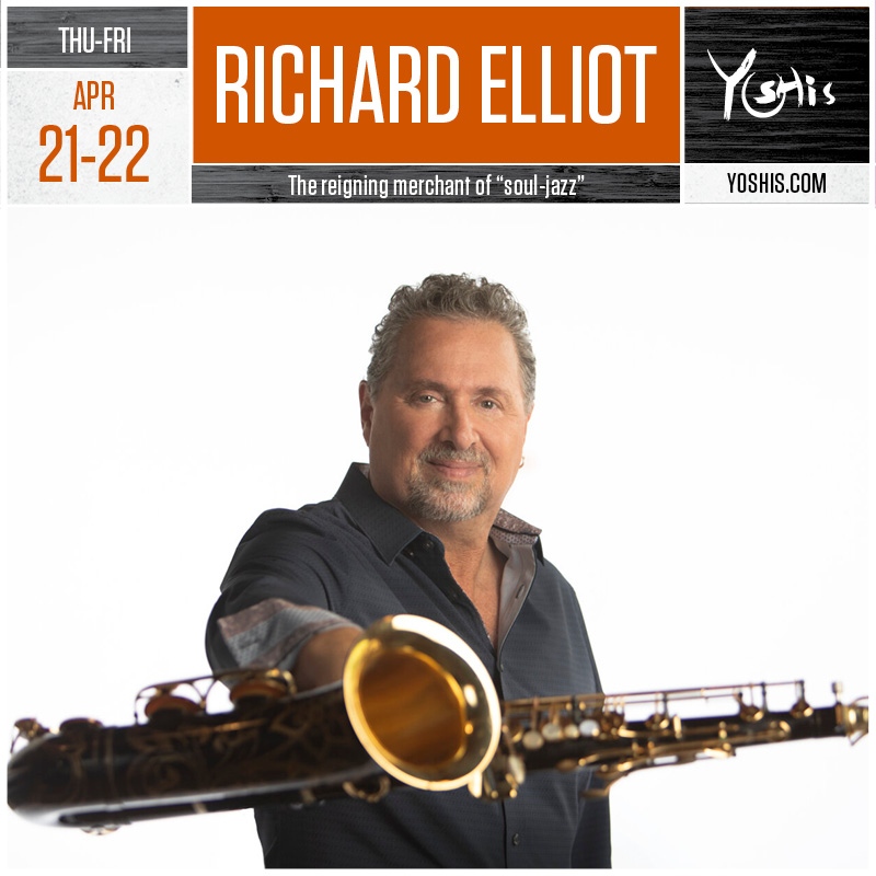 Yoshi's Oakland (@yoshis_oak) on Twitter photo Just Announced ๐ฃ ๐ฃ
Thu-Fri, Apr 21-22: Richard Elliot ๐ท๐ฅ
Ever-evolving & continually inspired
๐ bit.ly/3AFdxEk
<a href="/RichElliotSax/">Richard Elliot</a> Just Announced ๐ฃ ๐ฃ
Thu-Fri, Apr 21-22: Richard Elliot ๐ท๐ฅ
Ever-evolving & continually inspired
๐ bit.ly/3AFdxEk
<a href="/RichElliotSax/">Richard Elliot</a>