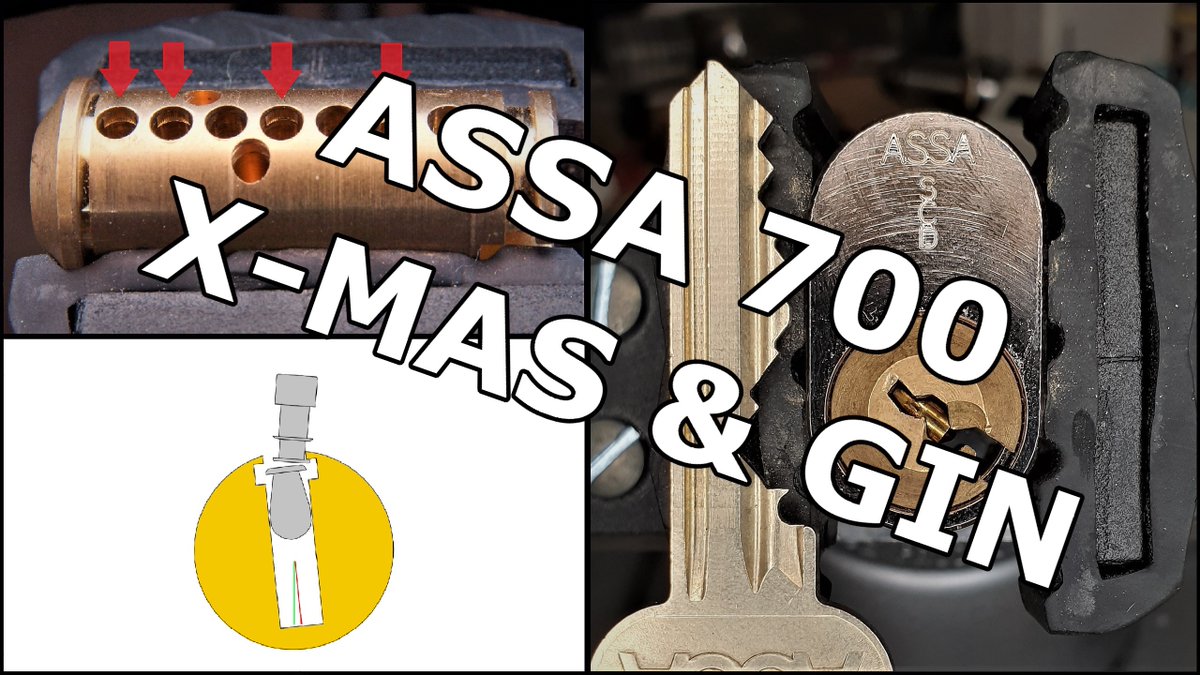 MagicMrblack's tweet photo. [63] Assa 700 X-Mas &amp; Gin Pins Picked, Gutted &amp; Explained

https://t.co/E0jUUecHmE

#Locksport #Locksmith #Lockpicking #Lock #SSDeV #Lockpickersunited #LPU #Lockporn #Assa #Gin #Xmas https://t.co/wKv9TsQzxp