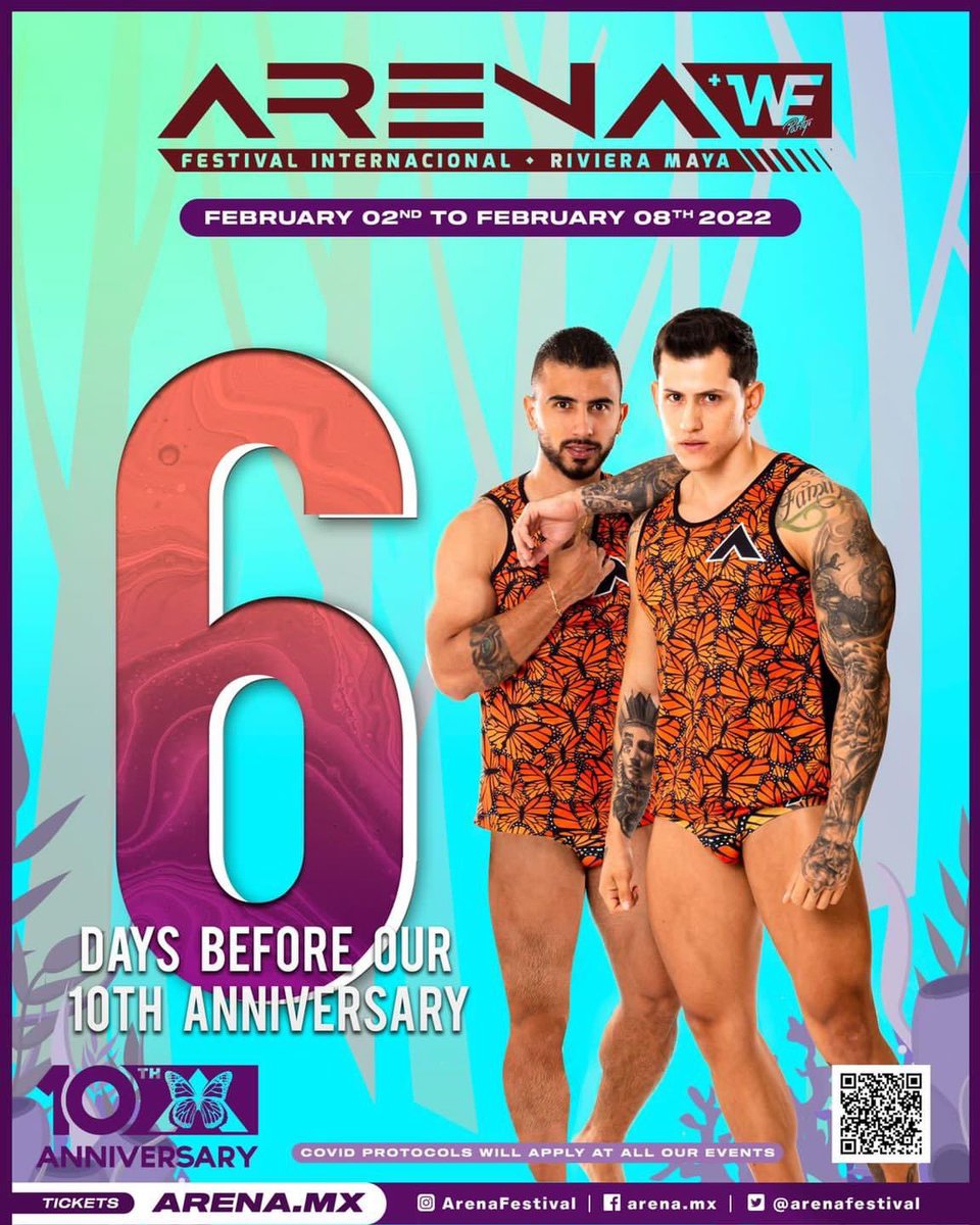 bob_medina's tweet photo. 6 days!! 🥳😱😬🕺🏻

Tickets still available at: https://t.co/YZd29iXaUg 

#ArenaWeFestival #arenamemories #ArenaFestival #WeParty #Arena22 #Arena10anniversary https://t.co/X2ox5la9lM