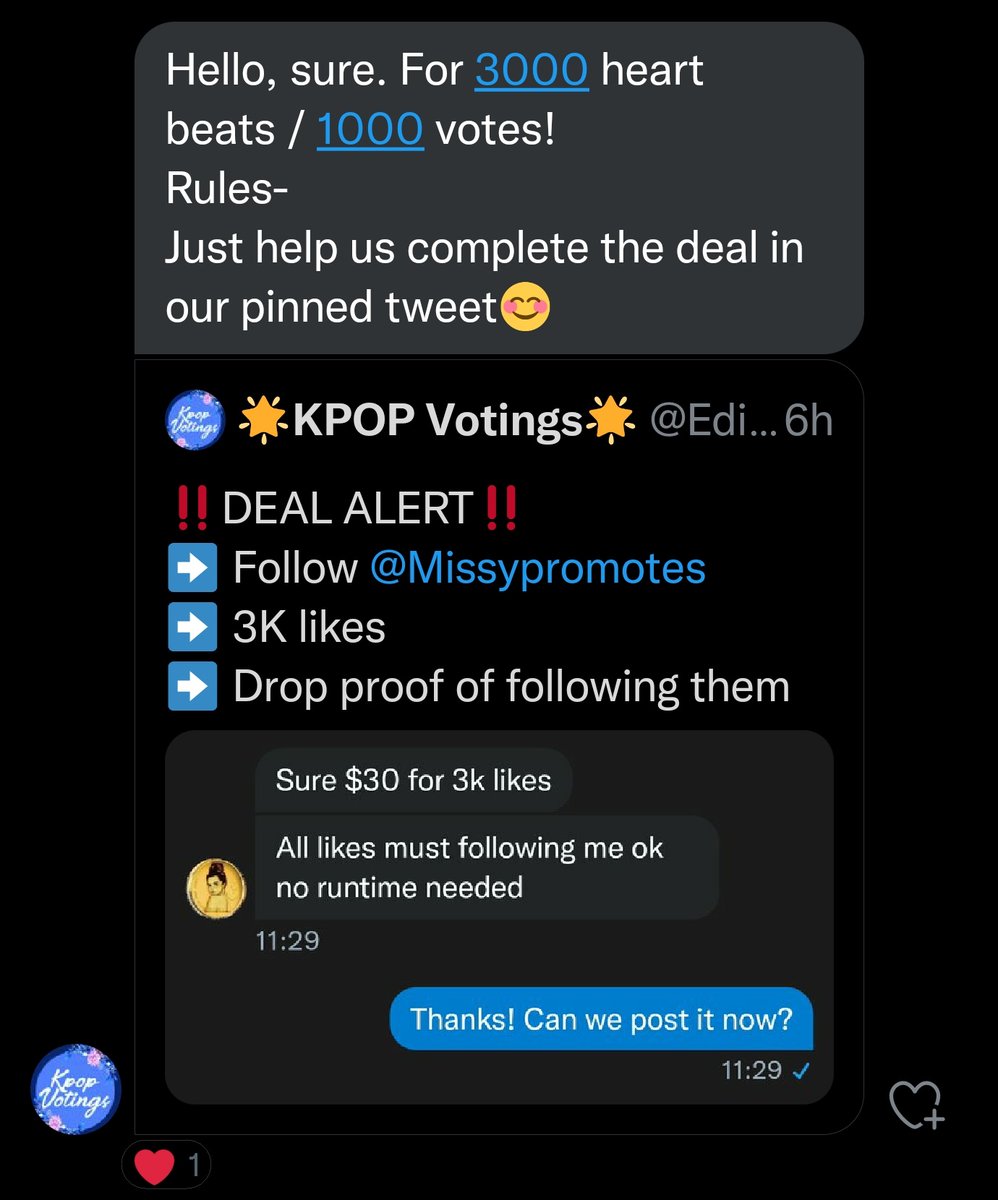 jeonghooniie's tweet photo. ❗RT DEAL FOR #SEVENTEEN❗

3000 beats = 1000 votes

-complete @EditsnKpop deal on their pinned:
→Follow @Missypromotes 
→3k likes
→reply proof https://t.co/9QssYLWNoC