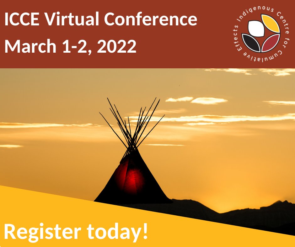 Registration is now open for the free 2022 ICCE Virtual Conference! Join experts from coast to coast to coast as they share best practices, lessons learned, and new challenges facing cumulative effects practitioners. Use this link below to register  tinyurl.com/yc3ux4d7