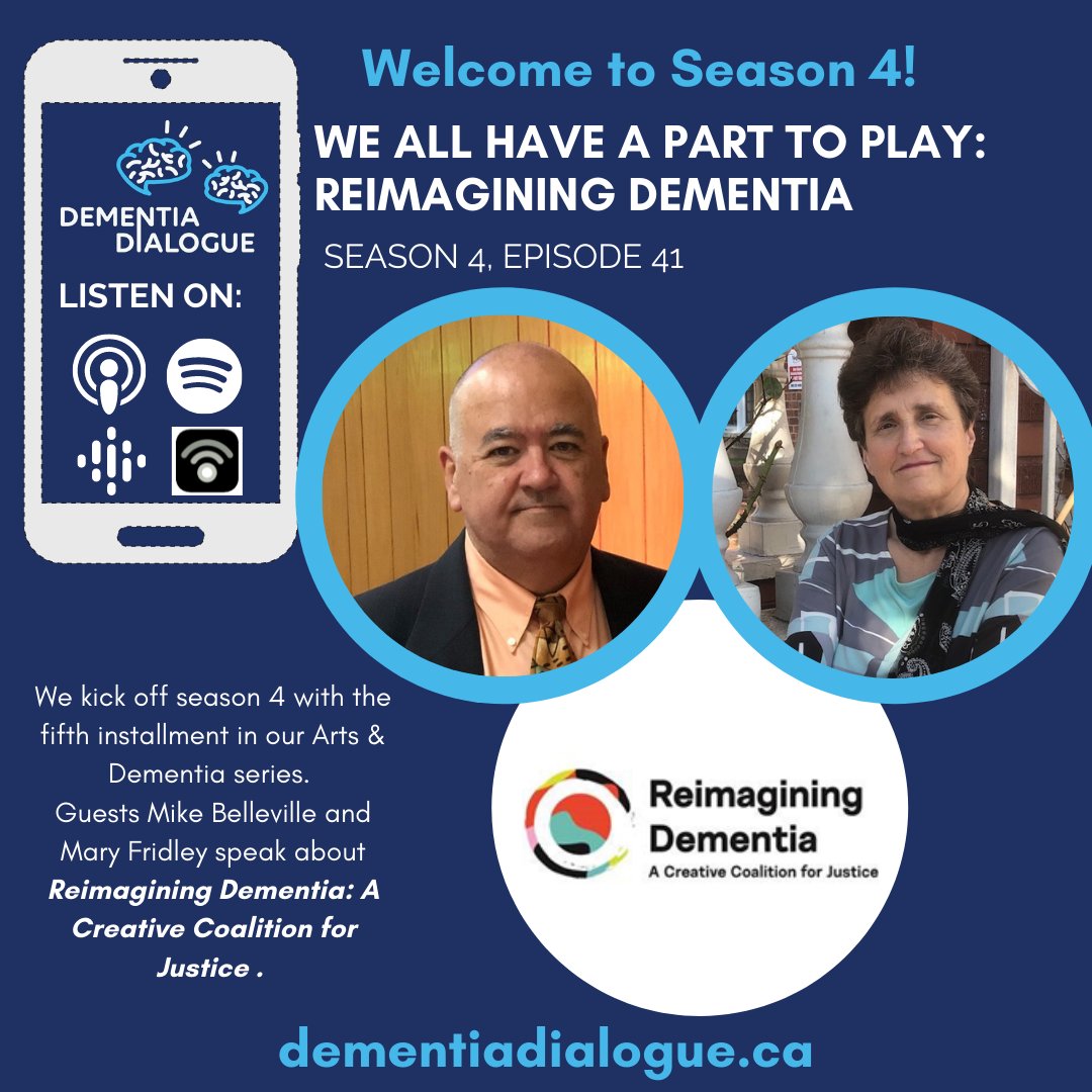 Dementia Dialogue (@dementiadialog) on Twitter photo Today the Reimagining Dementia Coalition launched a song &video to promote its mission to redefine dementia & create an open space for people with dementia in our society. Our podcast today features 2 of its leaders. Listen at bit.ly/3u5yTcw
<a href="/reDementia2020/">Reimagining Dementia</a>
#dementia Today the Reimagining Dementia Coalition launched a song &video to promote its mission to redefine dementia & create an open space for people with dementia in our society. Our podcast today features 2 of its leaders. Listen at bit.ly/3u5yTcw
<a href="/reDementia2020/">Reimagining Dementia</a>
#dementia