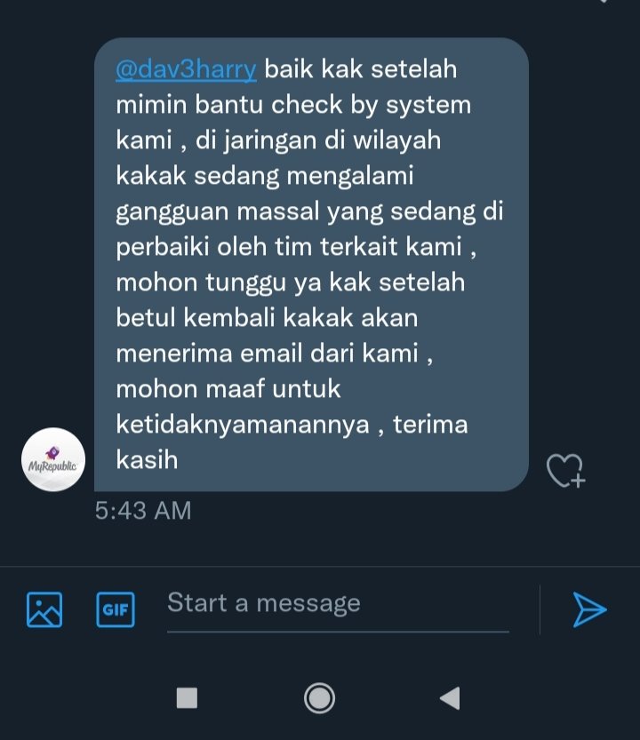 dav3harry's tweet image. Sampah banget nih @MyRepublicID 
Seminggu udah 2 kali gangguan.
🤬