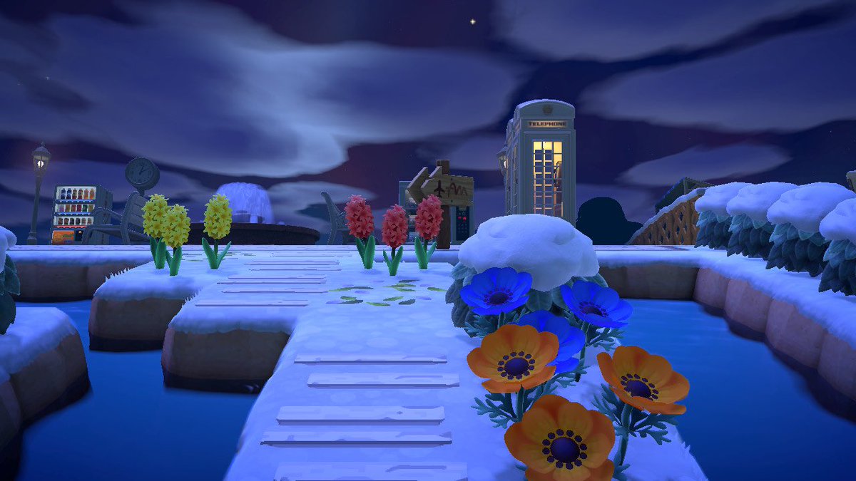 crossingwave's tweet image. Pequeña, pero acogedora entrada a la isla 💖 #acnh #ACNHDesigns #AnimalCrossingNewHorizons