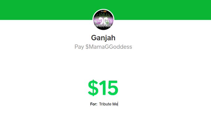 There are "3 Ways" You can Tribute for the privilege to speak with a Goddess! 1. CashApp 15 dollars or