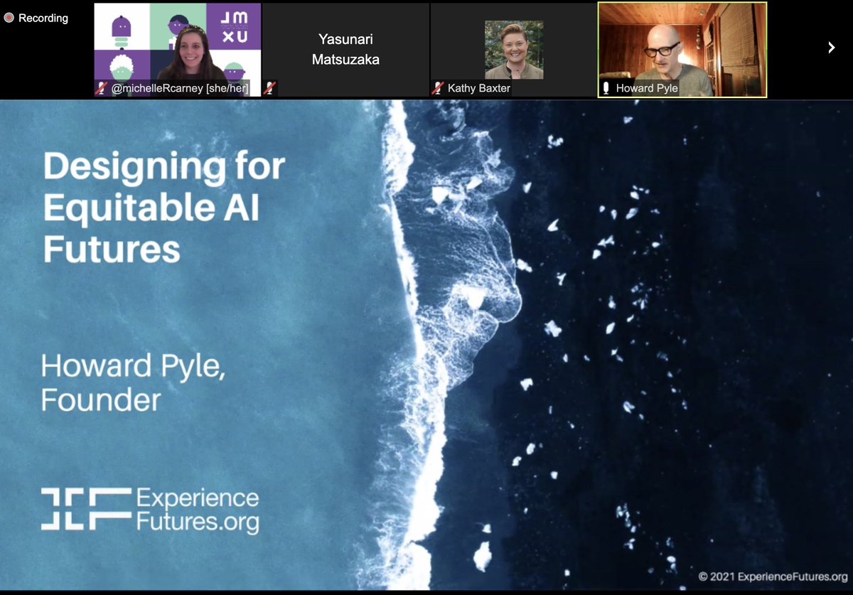 mluxmeetup's tweet photo. Designing for Equitable AI futures with @howardpyle is finally underway! WOOHOO! First #mlux of 2022! https://t.co/MswBCV1Lv9
