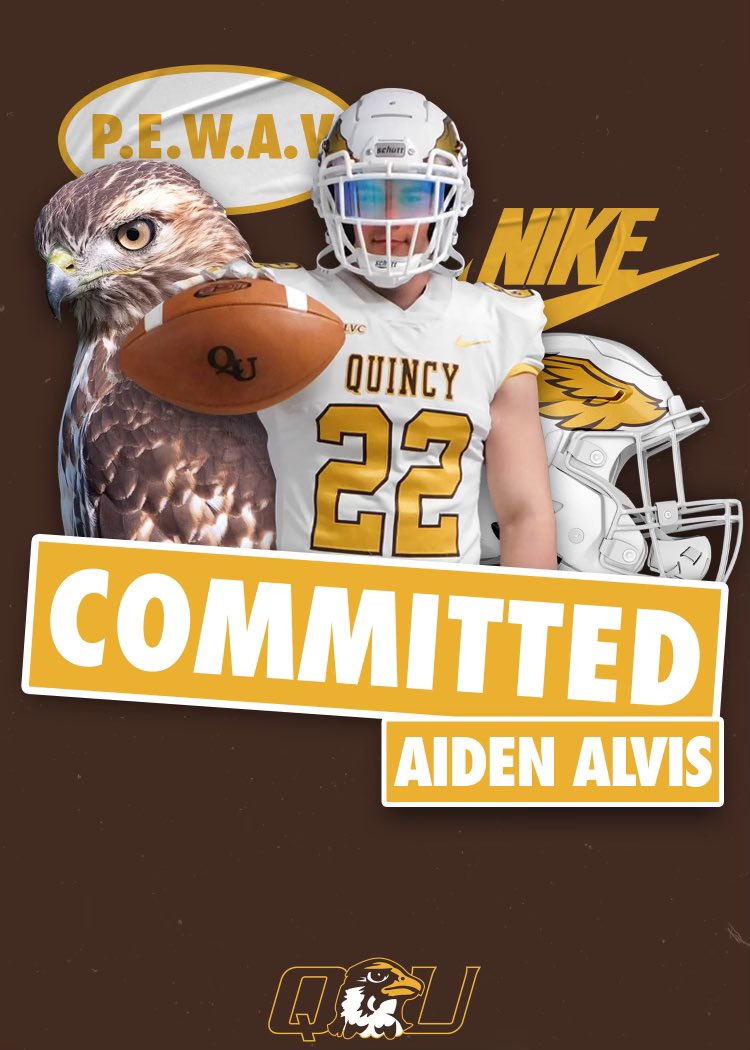 Aiden_Alvis's tweet photo. 119% Committed‼️I'm very excited to announce my commitment to further my academic and football career at @QUFootball #PEWAV #EXCE22ENCE @BigBallerBland_ @CoachBorghardt @GaryBassQU @CoachAlvis @RBBruinsFB @JoeCollier305 https://t.co/oudQnlS6mW