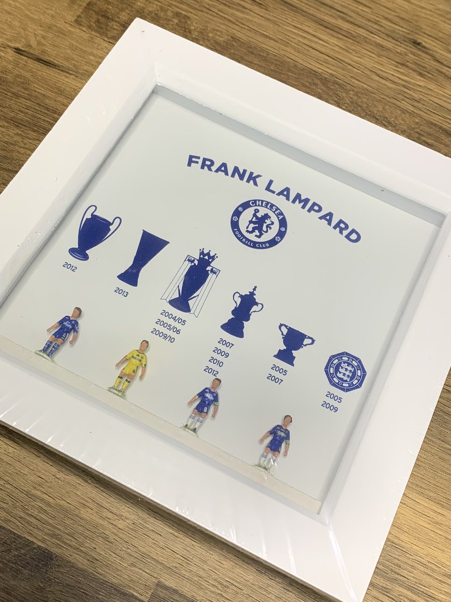 ToffeeArt's tweet photo. Recent Subbuteo honours presentation frame commission… 👀 

And an old one done for the recipient… 🤔

#efc  #subbuteo  #Hamdcrafted https://t.co/iRJXf4npuy