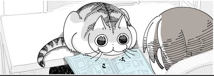 @kyuryuZ 猫好きあるある。ずっと見てみたい愛猫の正面、頭なでなでずっとしてしまう。
(=●ω●=)    (•ᴥ•˘) 