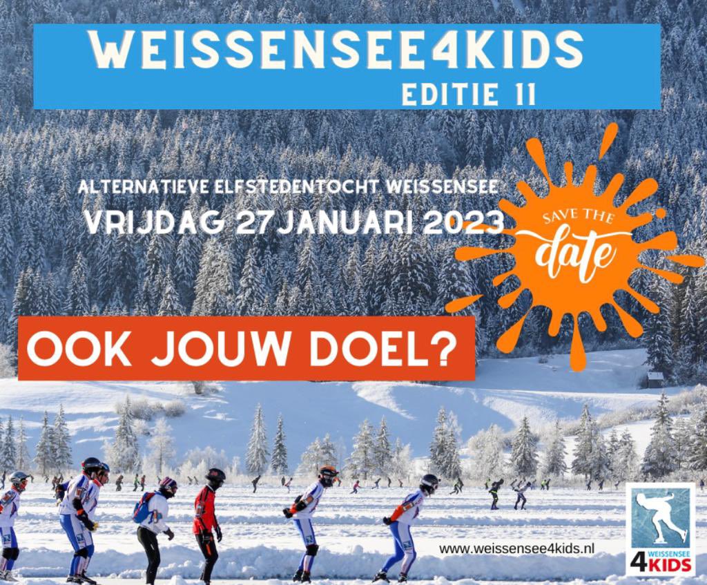 Als het niet in het echt kan… Dan maar in Holland! 10.000 rondjes met 50 deelnemers… Voor het goede doel!  <a href="/weissensee4kids/">weissensee4kids</a> <a href="/Orange_Babies/">ORANGE BABIES</a> Nieuw doel; Weissensee 27-01-2023!