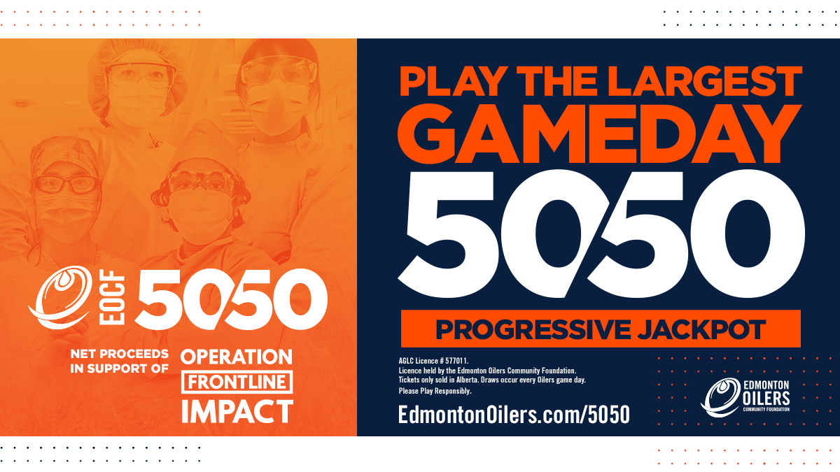 Oilers Foundation (@oil_foundation) on Twitter photo Wow. Just wow. Amazing support for Operation Frontline Impact! ๐งก๐
Total pot ๐ $1,807,430
Total prize ๐ $903,715
Winning # ๐ B-106854218
If you have the ticket, contact 5050@edmontonoilers.com & include your purchase email & photo ID by 4pm MT on Feb. 2 to claim your prize. Wow. Just wow. Amazing support for Operation Frontline Impact! ๐งก๐
Total pot ๐ $1,807,430
Total prize ๐ $903,715
Winning # ๐ B-106854218
If you have the ticket, contact 5050@edmontonoilers.com & include your purchase email & photo ID by 4pm MT on Feb. 2 to claim your prize.