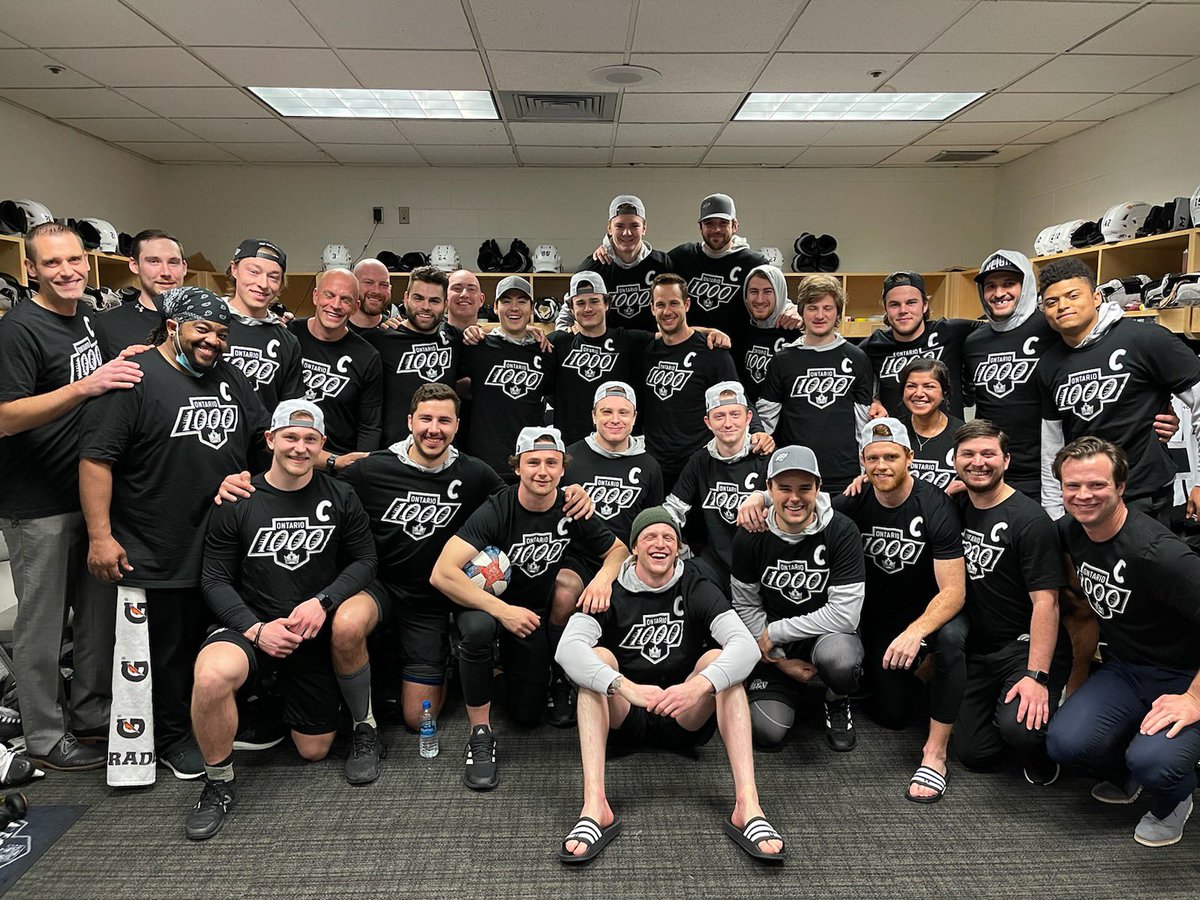 What makes hockey so great is the people. Tonight my team made my night one I’ll never forget. Thanks for everyone along the way. Can’t wait for the next 1000.