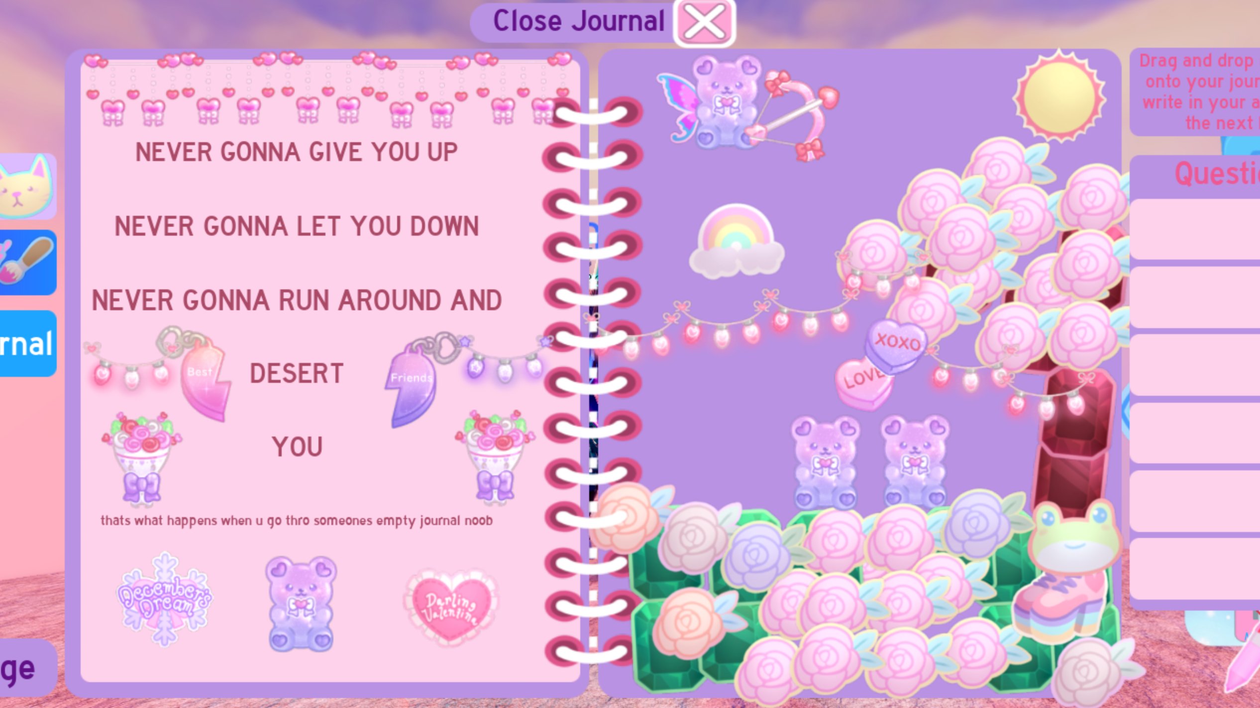 bongo ✦ on X: &ldquo;royale high journal improvement does exist 