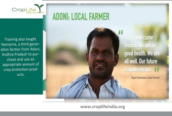 CropLifeIndia's tweet photo. Training also taught Veeranna, a third generation farmer from Adoni, Andhra Pradesh to purchase and use an appropriate amount of crop protection products.
#ADAMAINDIAMA #basfapac #Bayer #CortevaIN #FMCinIndia #indofilofficial #PIINDLTD #sumitomochemicalindialtd #IndiaSyngenta https://t.co/hcDWtJLCbG