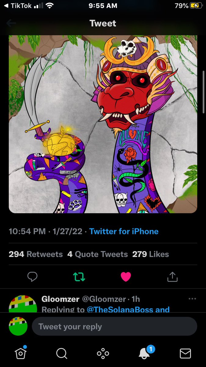 Gloomzer's tweet photo. @TheSolanaBoss Done ✅ https://t.co/16BDlebQLL