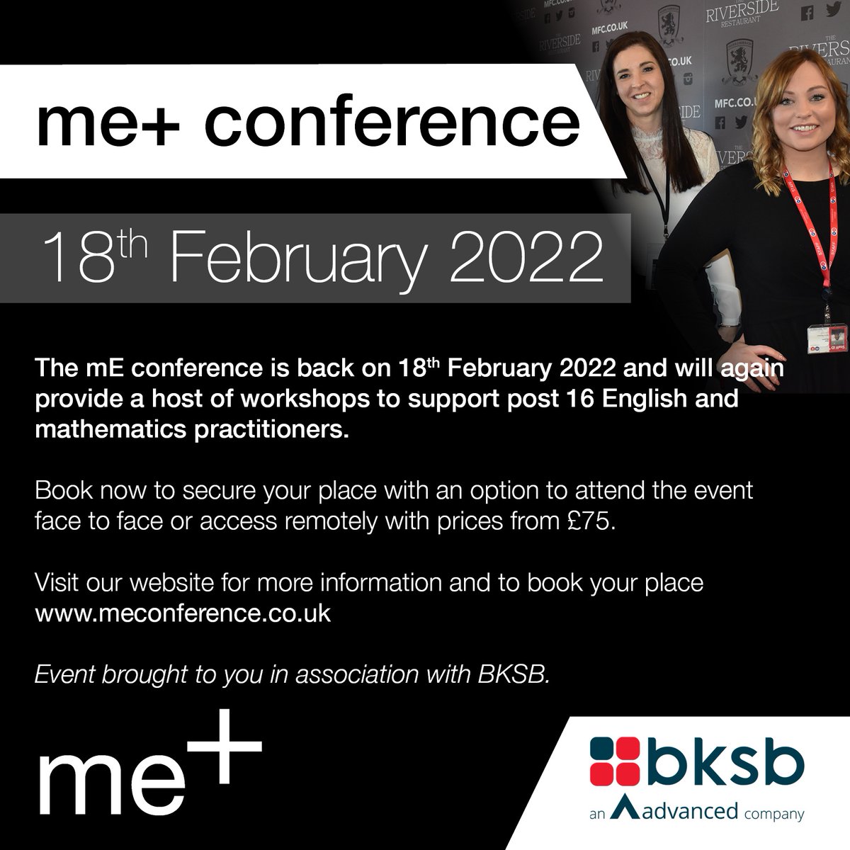 Themeconference's tweet photo. Don’t just take our word for it… share your experiences of the #meconference with our maths and English family. https://t.co/FPo1lODCsx