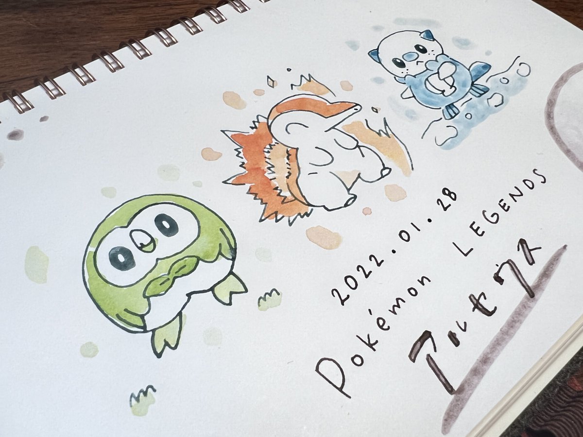 インク…たのしい………

#PokemonLEGENDS発売 
#PokemonLegendsArceus 