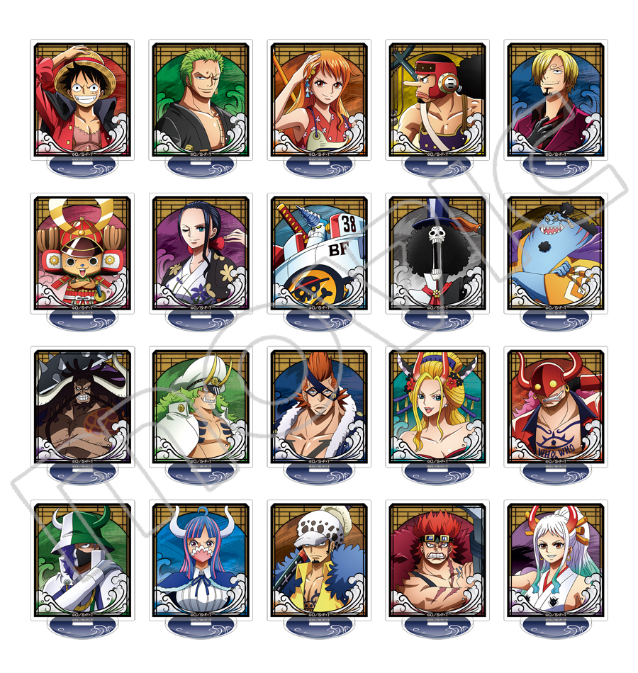 ONE PIECE』より「ミニアクリルスタンドコレクション」、「キャラ