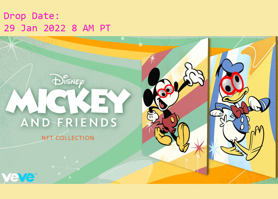 GooglyEyeBatman's tweet image. Who's excited for dis?!

#nft #rare #disney #mickey #minnie #donald #duck #first