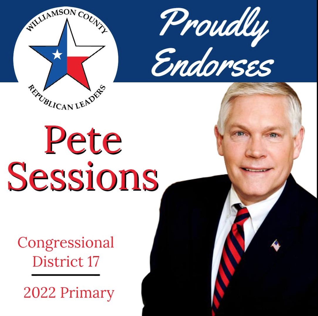 We have received the endorsement of the Williamson County Republican Leaders Group! Thanks very much, I am humbled and appreciative.