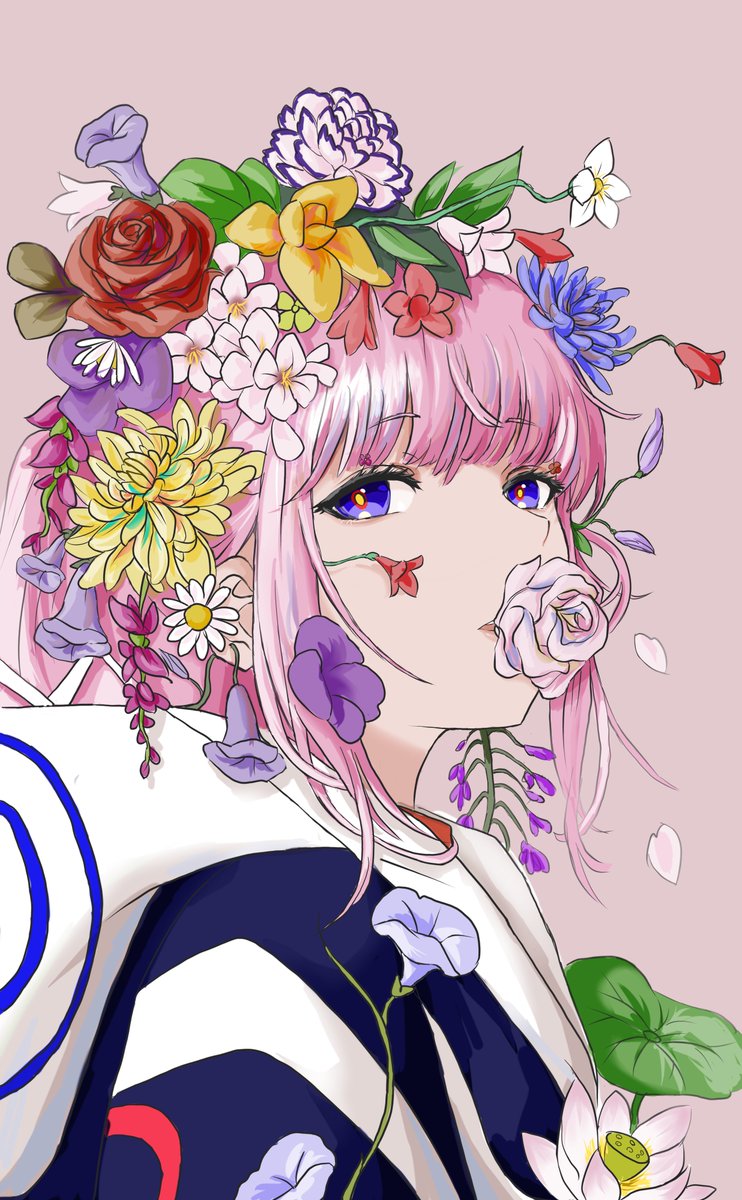 花譜展1】花譜 理芽 ファンアートパネル 一色-