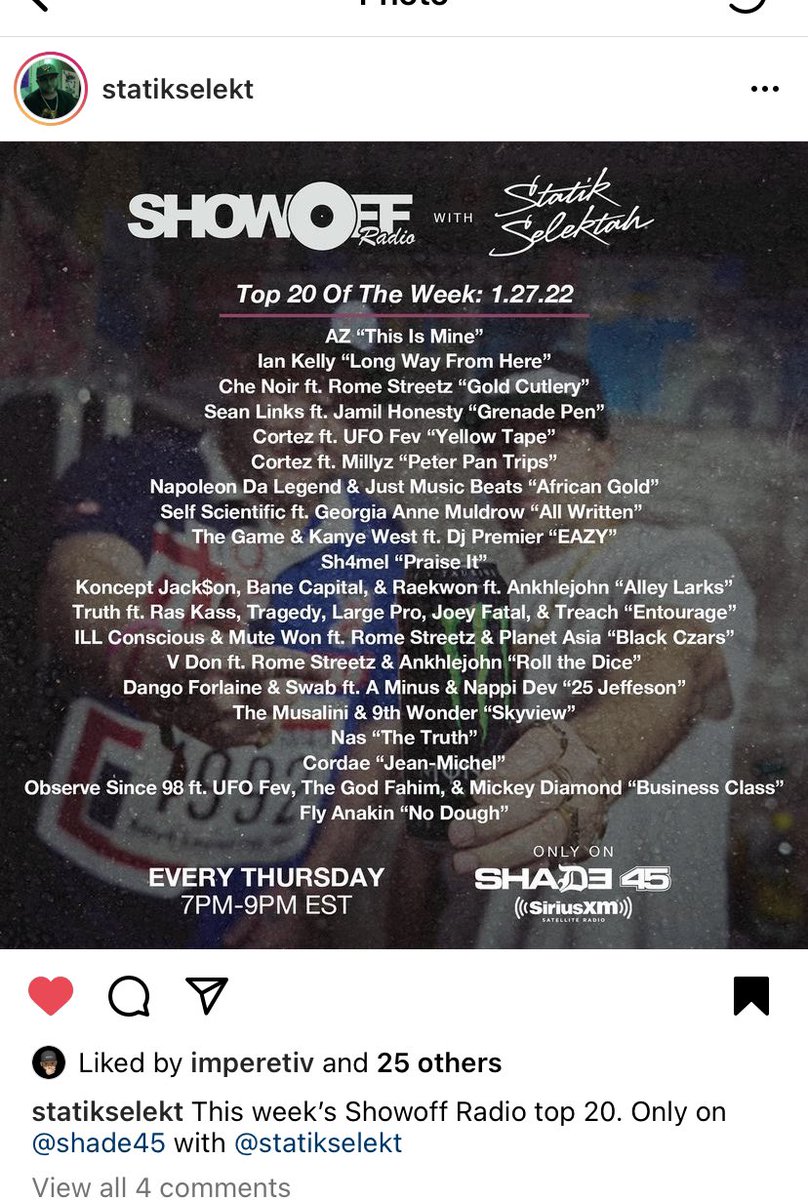 SH4MEL's tweet photo. Tune in tonight on shade45
We in the top 20
#praiseit https://t.co/7WSBK51COT