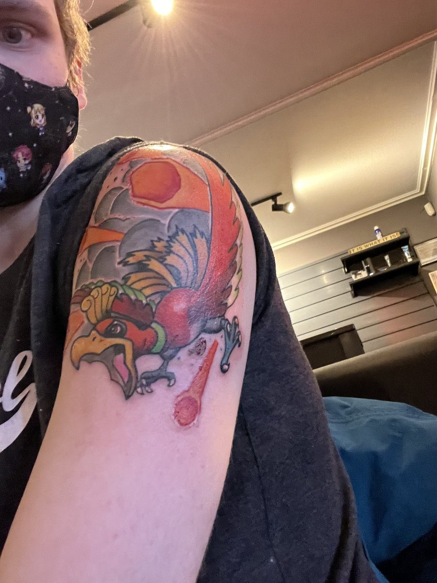Starthedragon's tweet photo. Tattoo update #tatto #firsttatto https://t.co/Uw4oktMPmF