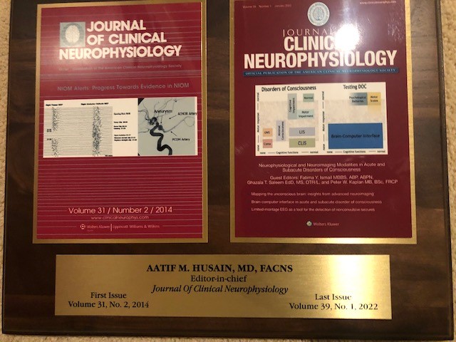 Aatif M Husain (@draatifhusain) on Twitter photo Incredibly grateful to <a href="/ACNS_org/">ACNS</a> for allowing me to be Editor-in-Chief of <a href="/JClinNeurophys/">Journal of Clinical Neurophysiology</a>. Thanks to <a href="/StephanSchuele/">Stephan Schuele MD, FACNS, FAES</a> for such a wonderful sendoff today during the #ACNS2022 opening ceremony! And to ACNS for this wonderful plaque showing off my first and last issue. Thank you! Incredibly grateful to <a href="/ACNS_org/">ACNS</a> for allowing me to be Editor-in-Chief of <a href="/JClinNeurophys/">Journal of Clinical Neurophysiology</a>. Thanks to <a href="/StephanSchuele/">Stephan Schuele MD, FACNS, FAES</a> for such a wonderful sendoff today during the #ACNS2022 opening ceremony! And to ACNS for this wonderful plaque showing off my first and last issue. Thank you!