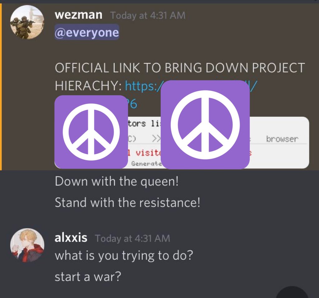 NFThierarchy's tweet image. I see I have a resistance. The councils have spoken to ban you forever. 

Off with your head!