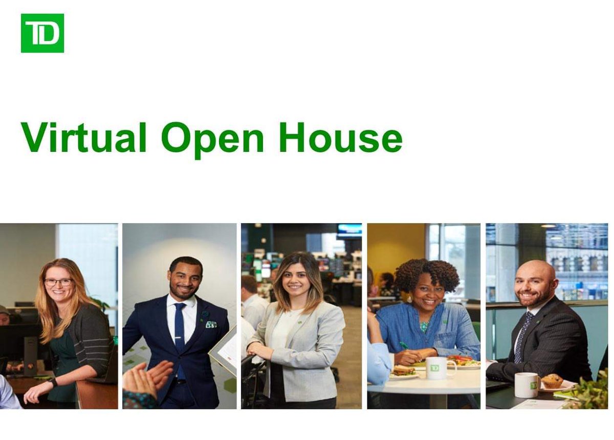 That's a wrap! Shout out to the panelists who generously shared their expertise at the @TD_Canada Virtual Open House for Lakeway District. We are so happy to witness the spirit of fresh graduates who are preparing to build their own career with TD. @TinorSebastien