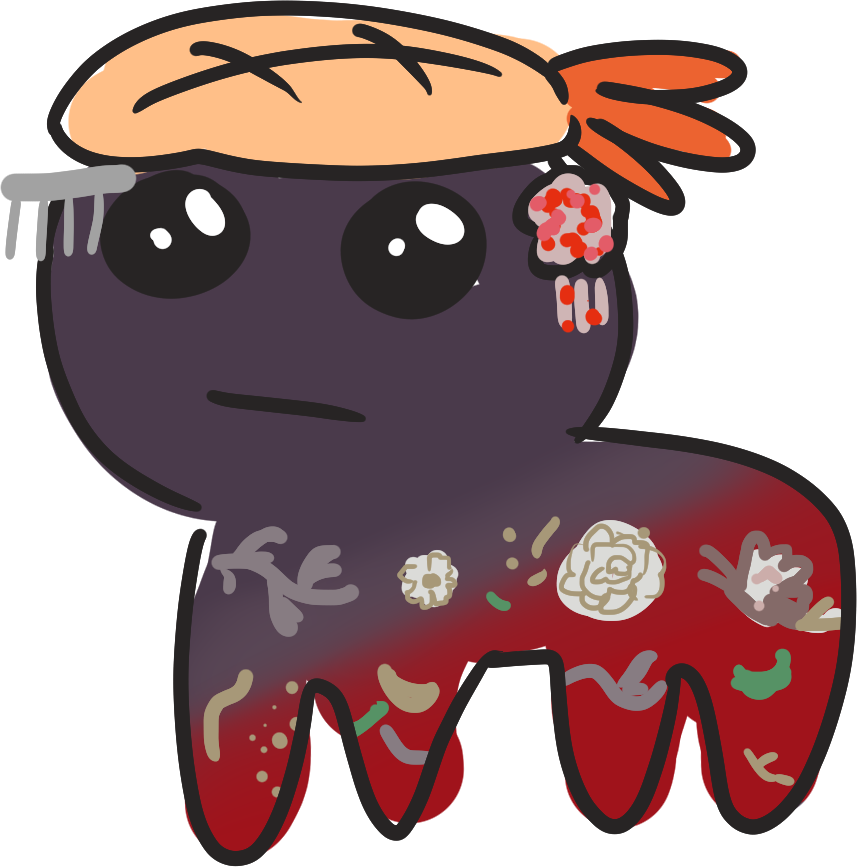 Untramen_Taro's tweet photo. I was told to draw this #UtauCreature and I have no idea what it is, someone please take it away from me https://t.co/HnkdSV8KzI